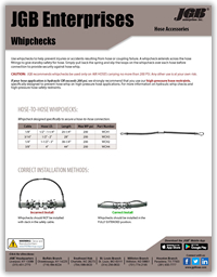 Whipchecks - Hose Accessories& Hose Safety Whipcheck