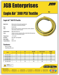 Eagle Air® 300 PSI Textile Hose