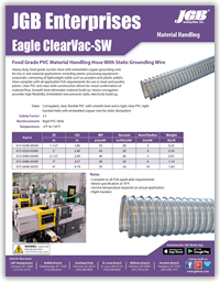 JGB Eagle ClearVac-SW Material Handling Hose