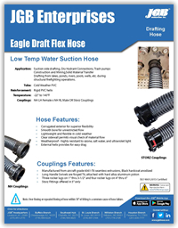 Eagle Draft Flex Hose / Water Suction Hose
