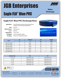 Eagle FLO® Blue PVC Discharge Hose