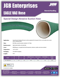 JGB EEagle VAC Abrasive Suction Hose