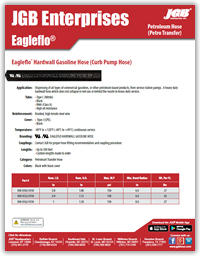 Eagleflo® Hardwall Gasoline Hose (Curb Pump Hose)