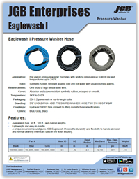 Eaglewash™ I Pressure Washer Hose
