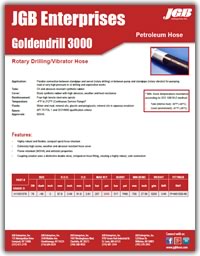 Goldendrill 3000- Rotary Drilling/Vibrator Hose