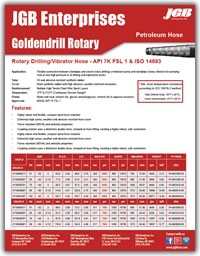 Goldendrill Rotary - API 7K FSL 1 & ISO 14693