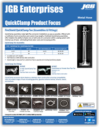 QuickClamp Product Focus - Industrial Metal Hose & Expansion Joints Spec Sheet