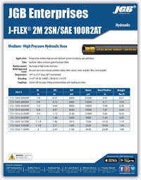 J-FLEX® 2M 2SN/SAE 100R2AT Medium-High Pressure Hose