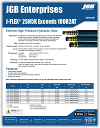 J-FLEX® 2SN5K Exceeds 100R2AT Extreme High Pressure Hose