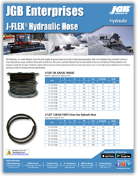 J-FLEX®   Hydraulic Hose - Snow Grooming Machines