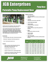 Peristaltic Pump Replacement Hose - Pump Hose