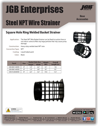 Steel NPT Wire Strainer