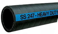 SS247  Heavy Duty Dry Cement Discharge Hose 1/4 in. SBR Tube
