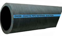 EW336  Exacta Pipe Material Suction Hose - ¼ inch Black Natural Rubber Tube