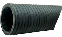 EWC777  Corrugated Material Handling Hose - 5/16 in. Black Natural Tube