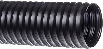 Flexair Urevent Black URE-BK™ Series Polyurethane Ducting/Material Handling Hose