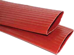 SIGMA-RH DISCHARGE™ - Heavy-Duty Red PVC Lay-Flat Discharge Hose