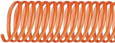 Orange PVC Banding Coil / PVC Abrasion Coil - Series SP100, XSP100
