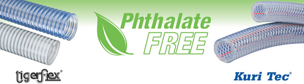 All Tigerflex™ And Kuri Tec® Food Grade Hoses are Now Phthalate Free!