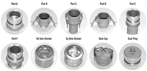 Aluminum Cam Locks - Oil Field Equipment Hoses and Fittings