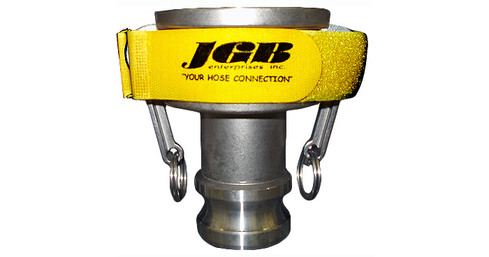 Cam-Strap - Safety Device - The 1 1/2 inch wide, highly visible yellow Velcro strap - Cam and Groove Couplings