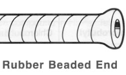 Rubber Beaded End