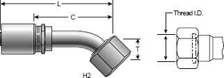 Brass Field Attachable Coupling for Lock-On Coupling