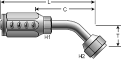 Field Attachable Type T for G2 Hose (2 Wire)