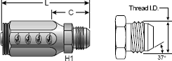 Field Attachable Type T for G2 Hose (2 Wire)