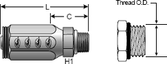 Field Attachable Type T for G2 Hose (2 Wire)