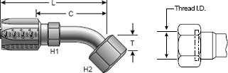 Field Attachable for C5C, C5D & C5M Hose