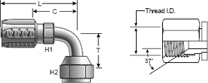 Field Attachable for C5C, C5D & C5M Hose