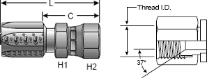 Field Attachable for C5C, C5D & C5M Hose