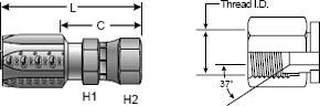 Field Attachable for C5C, C5D & C5M Hose