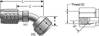 Field Attachable for C5C, C5D & C5M Hose