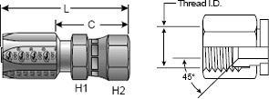 Field Attachable for C5C, C5D & C5M Hose