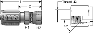 Field Attachable for C5C, C5D & C5M Hose