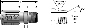 Field Attachable for C5C, C5D & C5M Hose