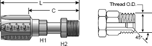 Field Attachable for C5C, C5D & C5M Hose