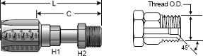 Field Attachable for C5C, C5D & C5M Hose