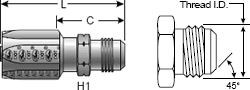 Field Attachable for C5C, C5D & C5M Hose