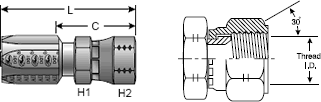 Field Attachable for C5C, C5D & C5M Hose