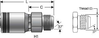 GlobalSpiral High Pressure Fitting