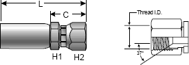 PCTS Thermoplastic (One-Piece) Coupling