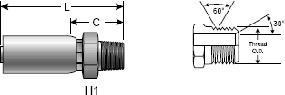 PCTS Thermoplastic (One-Piece) Coupling