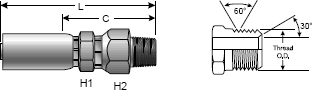 PCTS Thermoplastic (One-Piece) Coupling