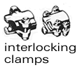 Interlocking clamps