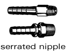 serrated nipple