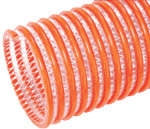 Eagle Orange/Clear Suction and Discharge Hose - Plastic / PVC Suction Hose