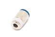 Male Connector – Nickel Plated Brass